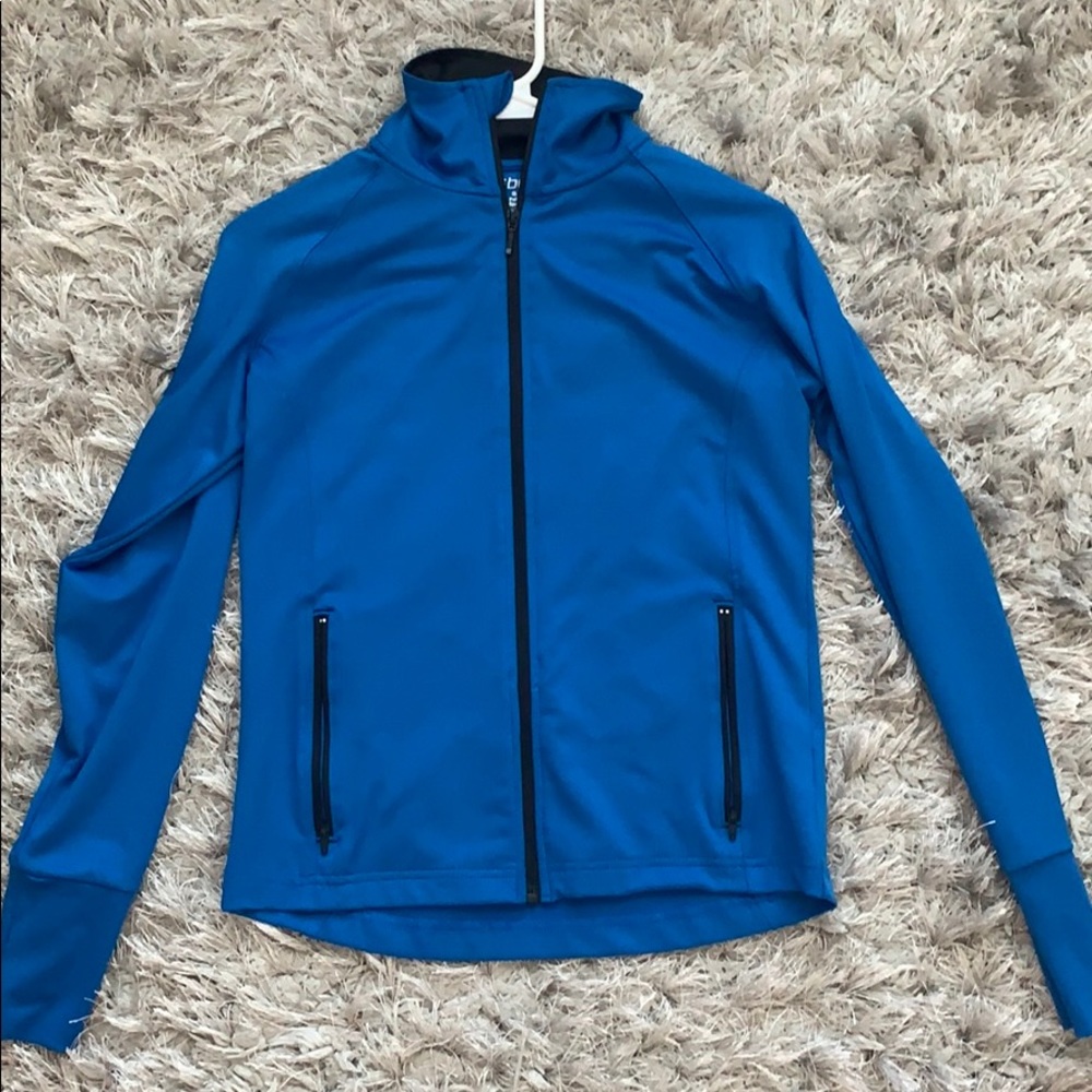 Dark blue zip up jacket